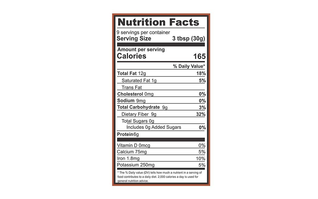 NutroActive Flax Seeds 9Raw Whole Natural Seeds)   Box  250 grams